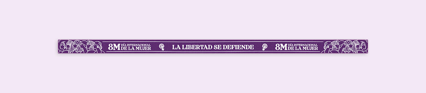 Pack 10 pulseras 8M 2024 | La libertad se defiende