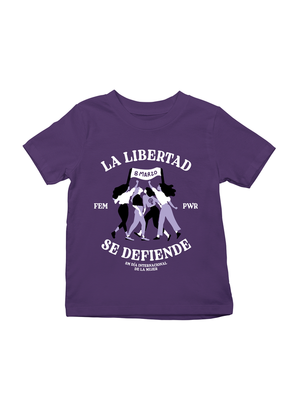 Camiseta Infantil | 8M 2024 | La libertad se defiende
