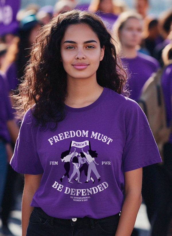 March 8 tshirt 2024 | Freedom must be defended