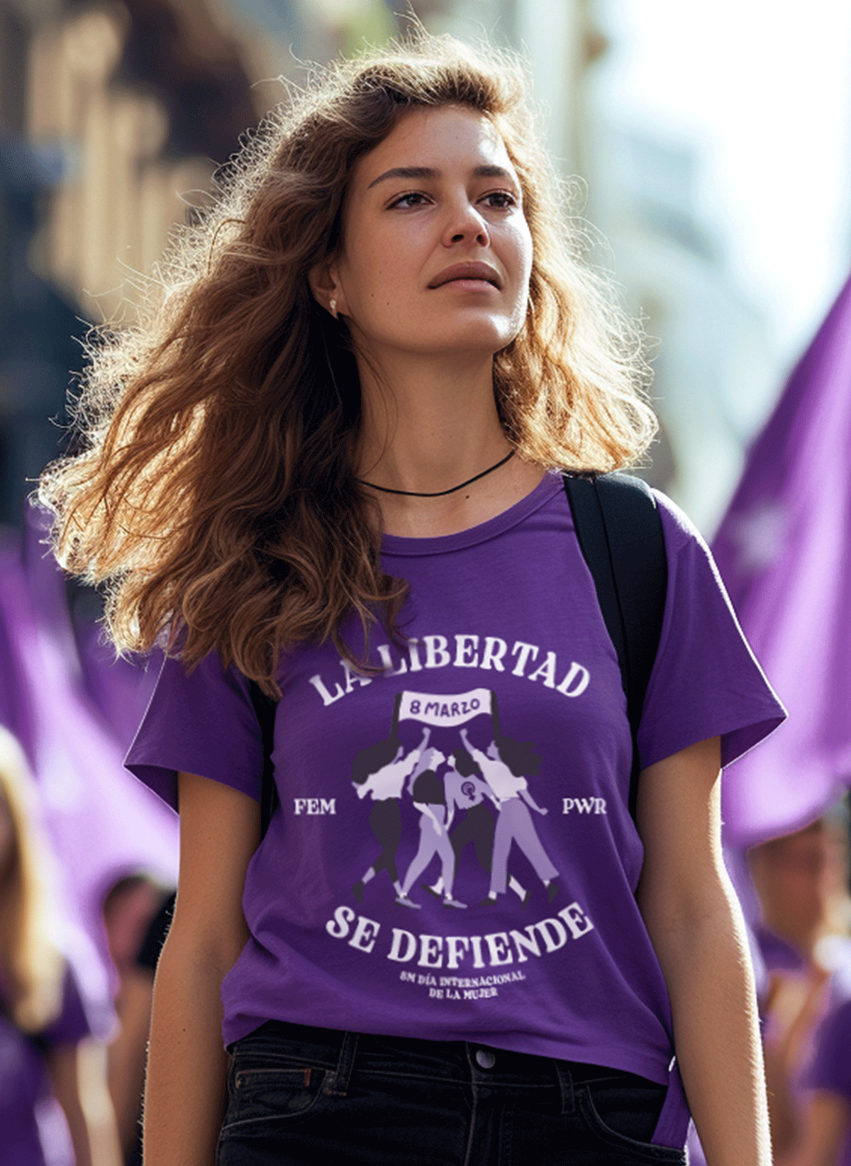 Camiseta 8M 2024 La libertad se defiende FEM