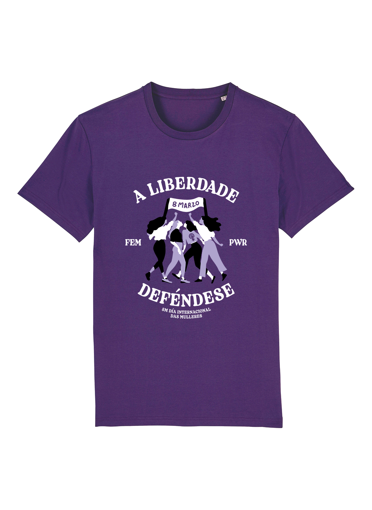 Camiseta 8M galego 2024 | A liberdade deféndese