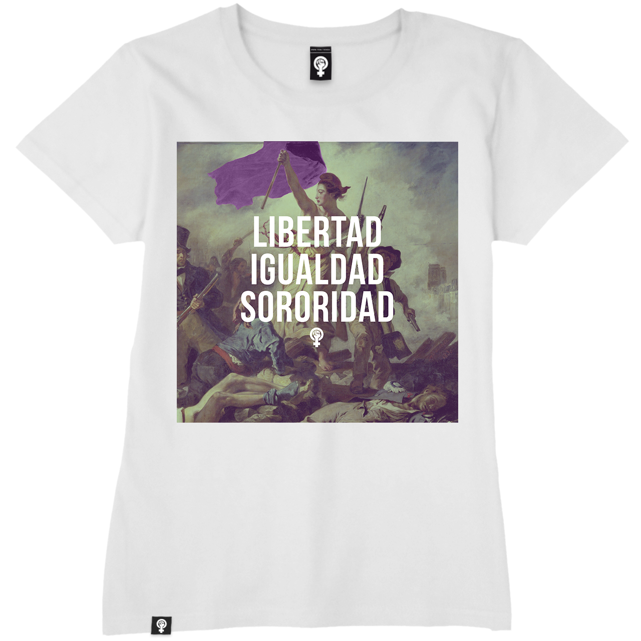 Libertad, Igualdad y Sororidad (Blanco)