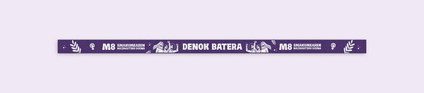 Pack 10 pulseras 8M 2025 | Denok Batera