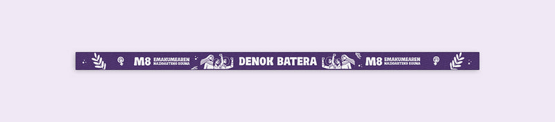 Pack 10 pulseras 8M 2025 | Denok Batera