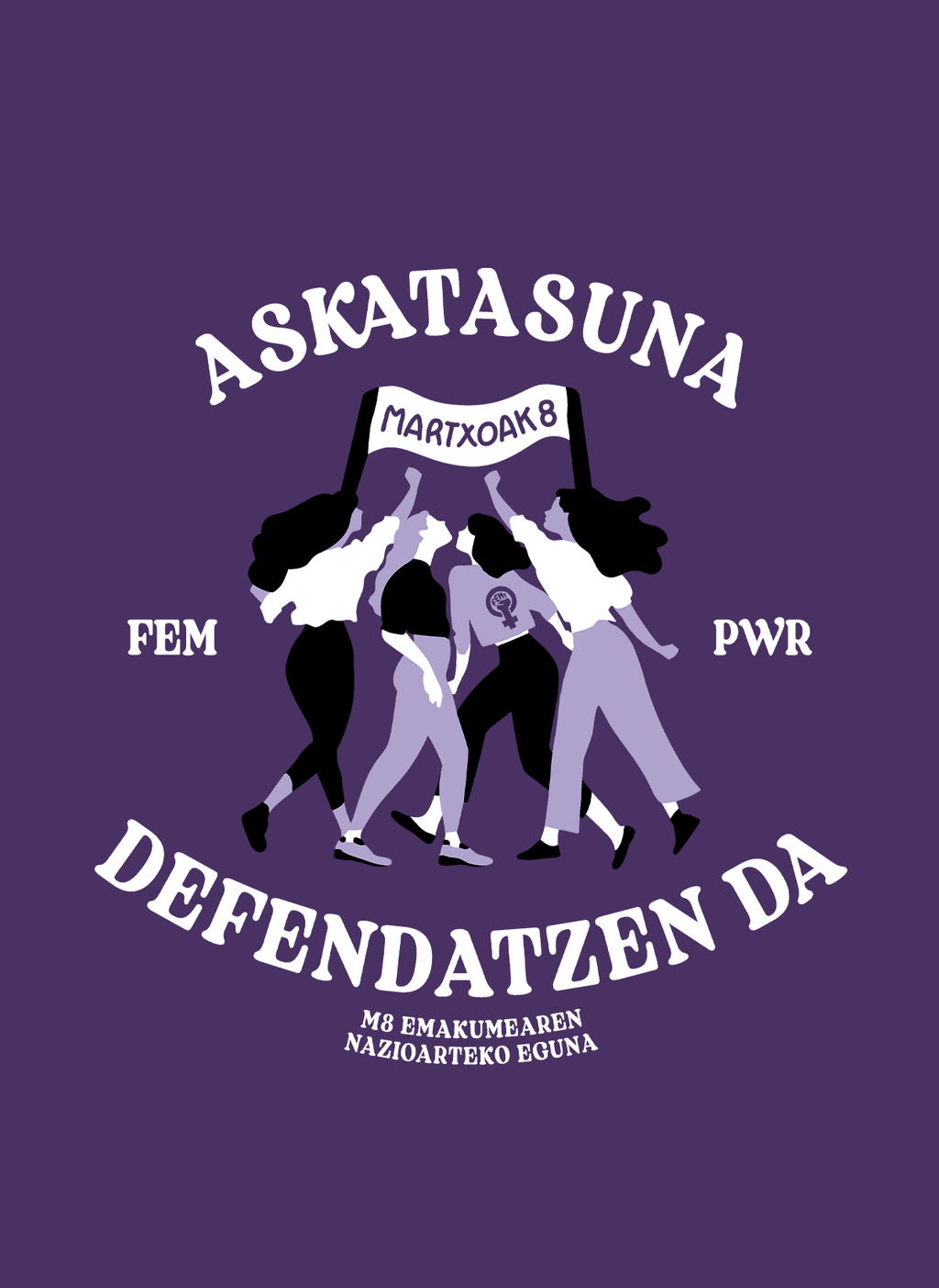 M8 kamiseta 2024 | Askatasuna defendatzen da