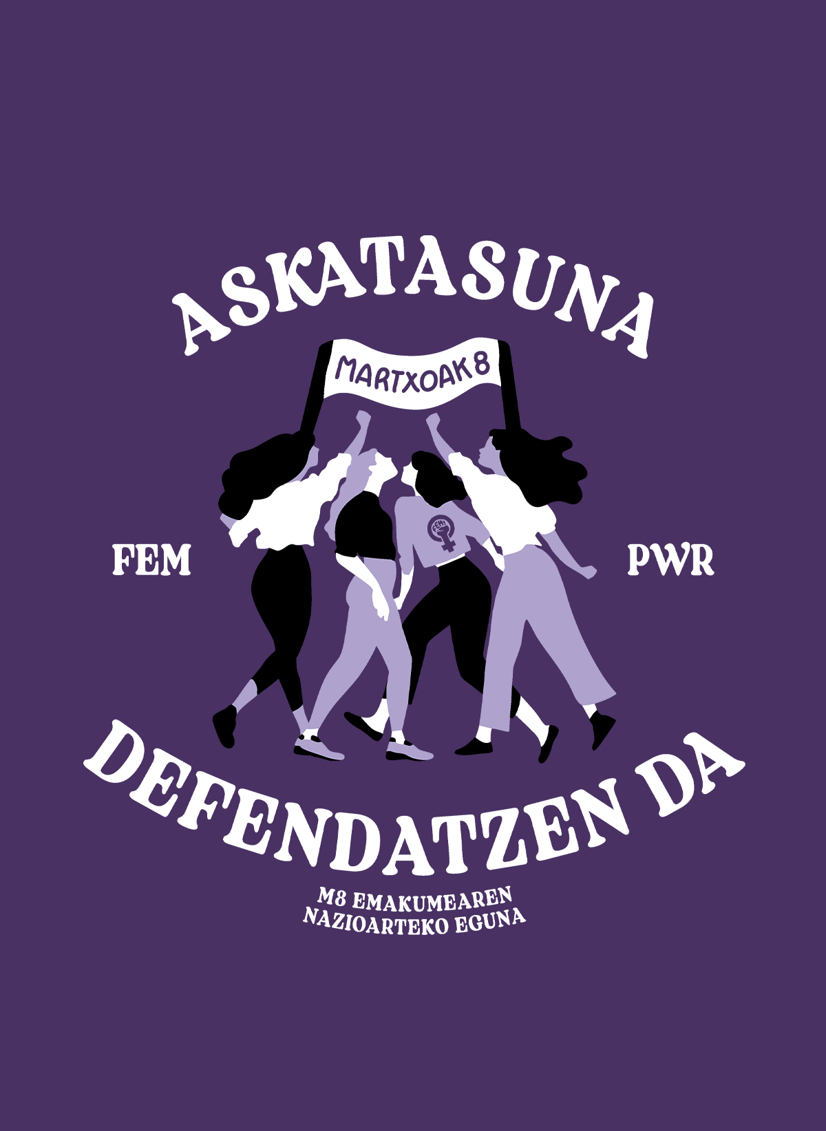 M8 kamiseta 2024 | Askatasuna defendatzen da