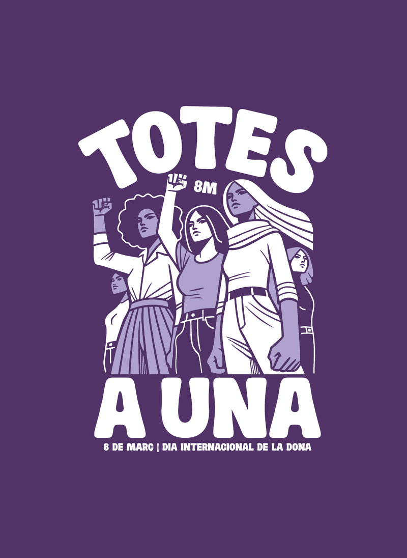 Samarreta 8M 2025 | Totes a una