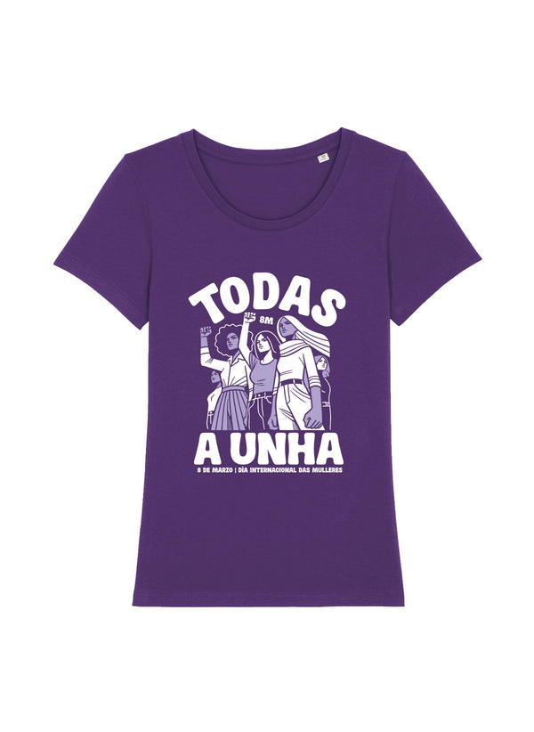 Camiseta 8M galego 2025 | Todas a unha