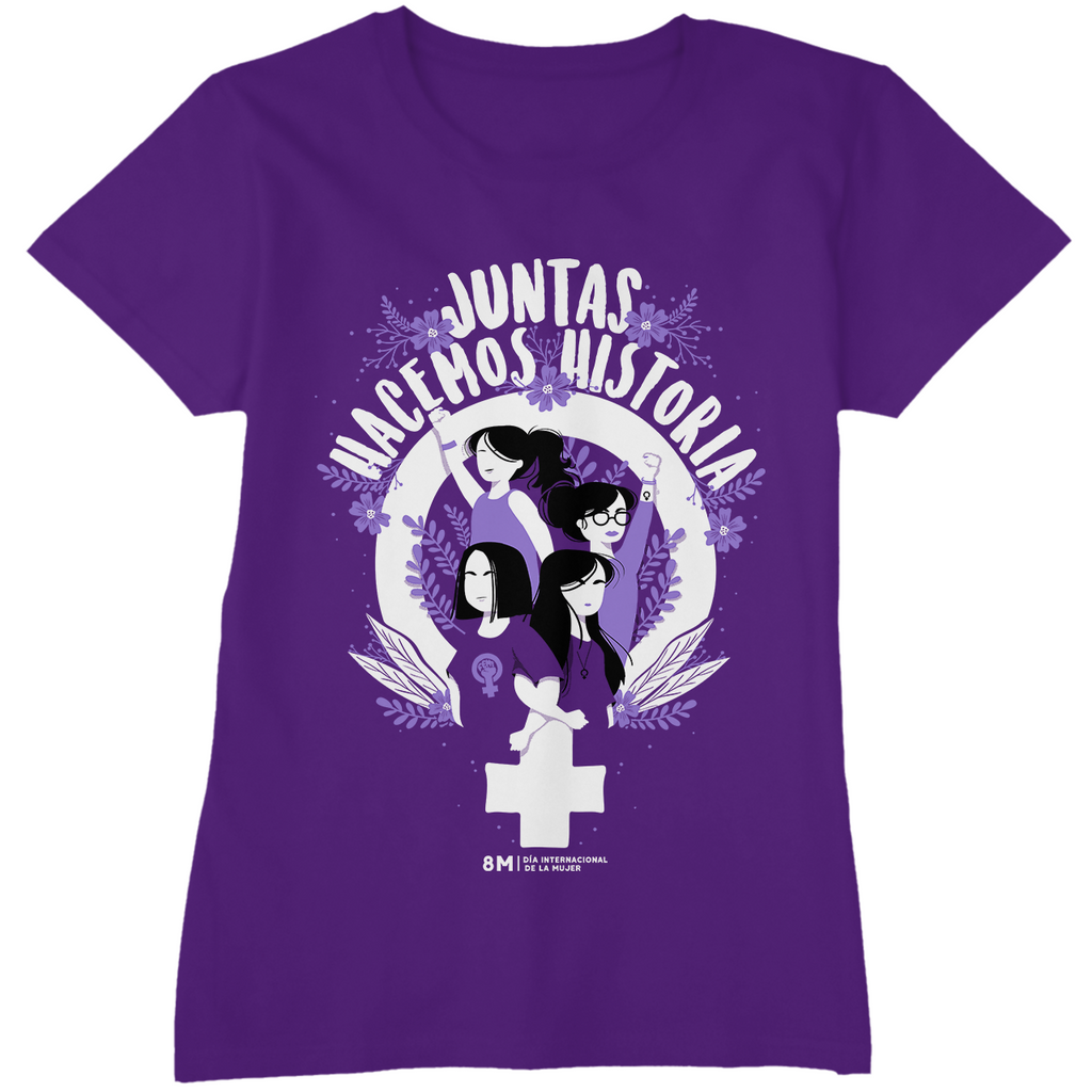 Feministas Playeras Moradas Para Mujer Playera Dia De La Mujer