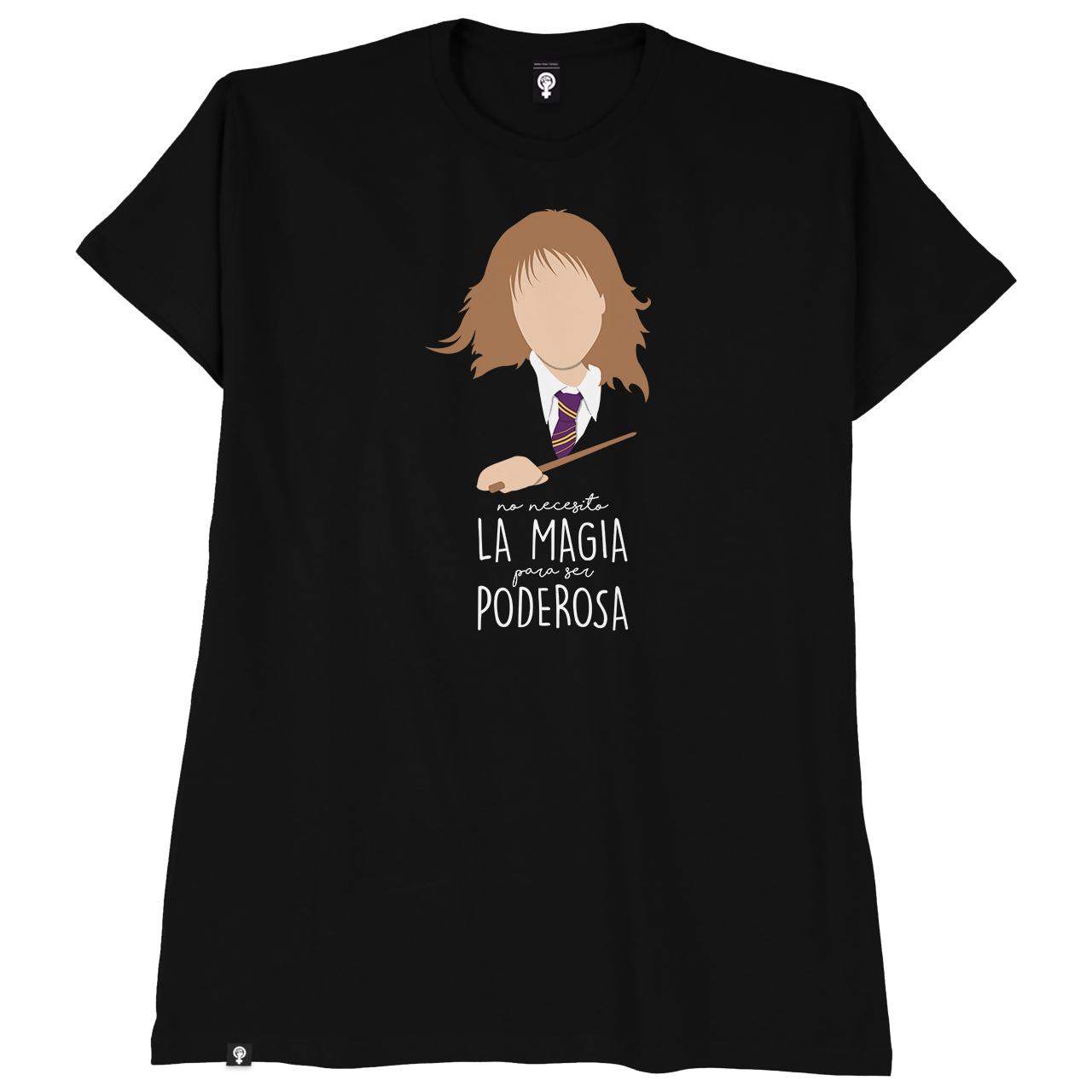 No necesito la magia para ser poderosa (Adultx) Negro