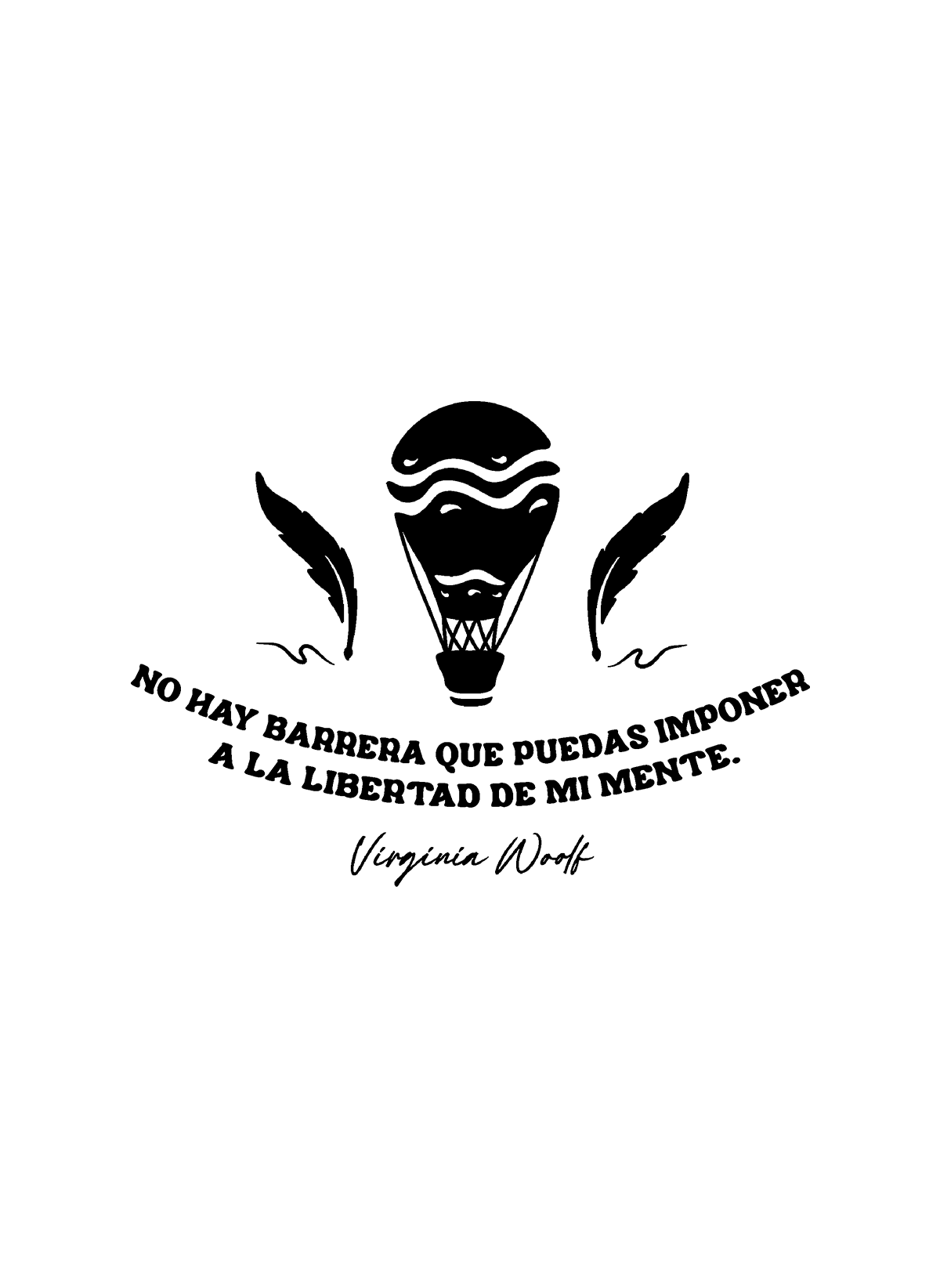 No hay barrera 🖊 Virginia Woolf