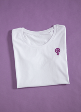 Camiseta logo bordado (BLANCA)