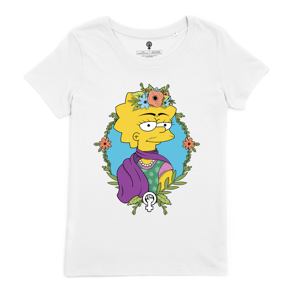 Camiseta Lisa Simpson Kahlo