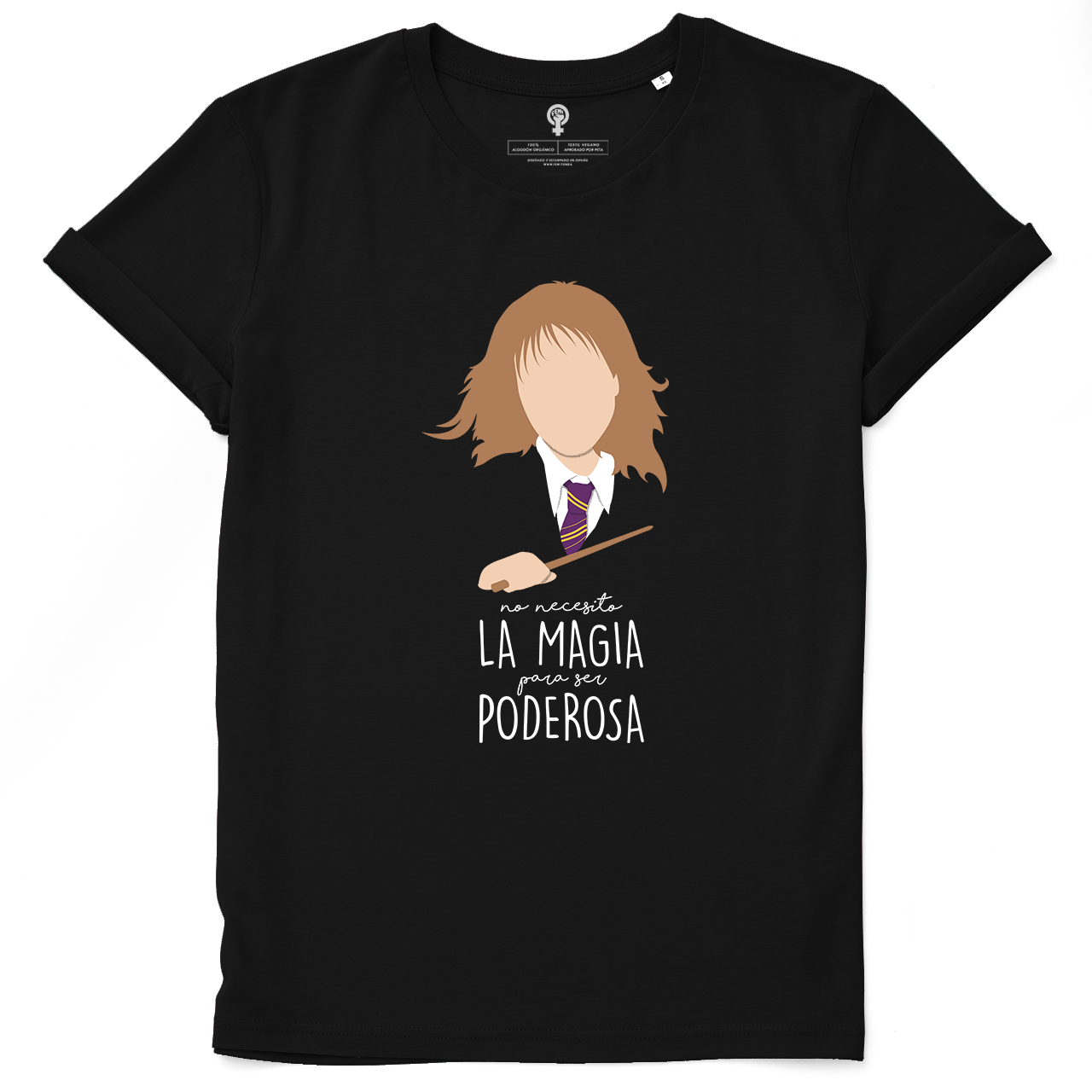 No necesito la magia para ser poderosa (Adultx) Negro