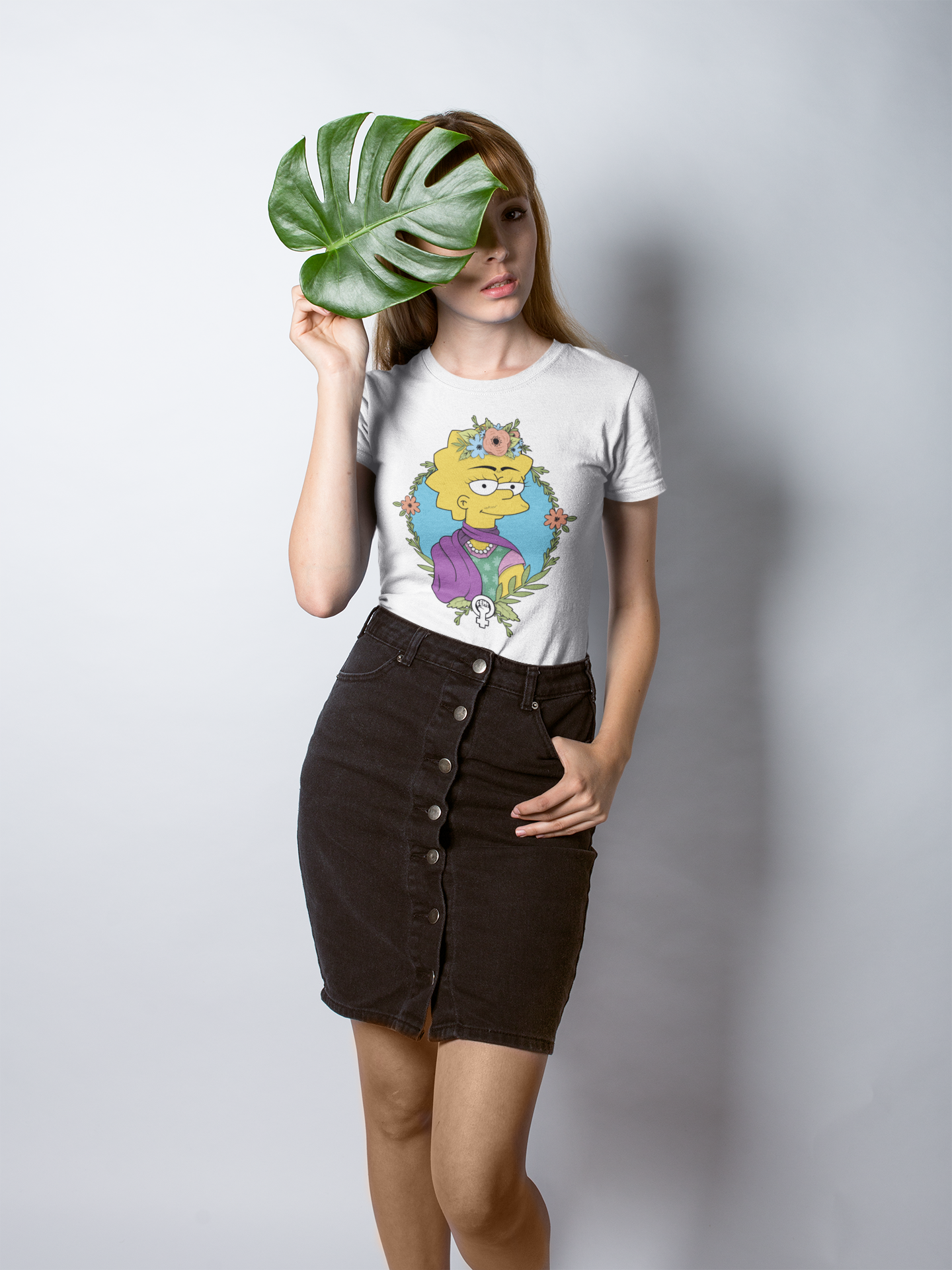 Camiseta Lisa Simpson Kahlo